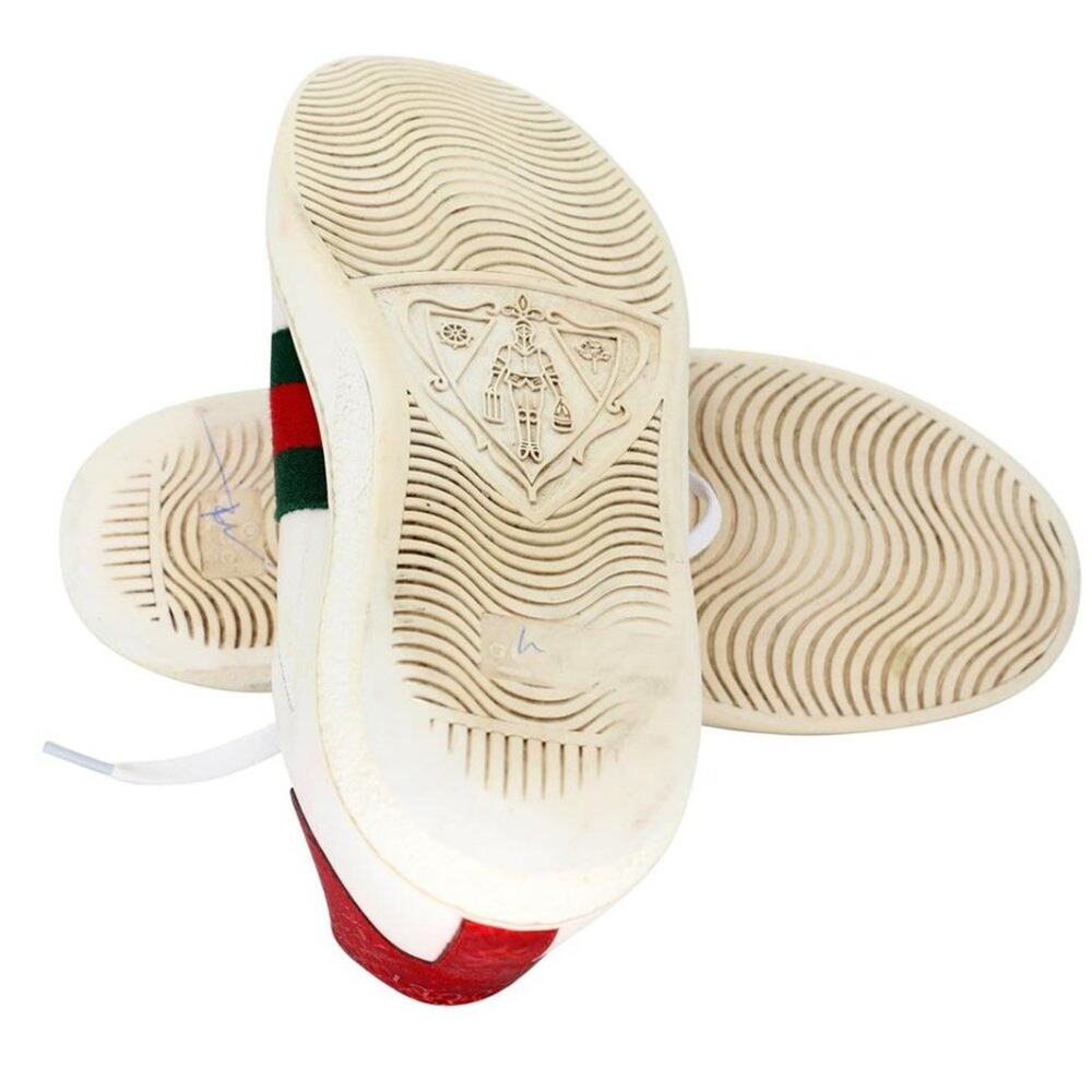 Gucci Ace Snake Embroidered 8.5 Leather Low-top Men's Sneakers GG-S0805P-0008 - Picture 12 of 12